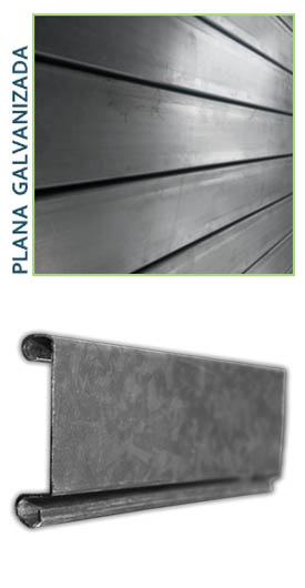 Cortina Metálica Plana Galvanizada
